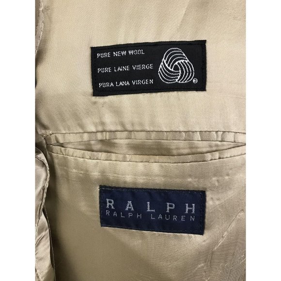 Ralph Lauren Mens Size 40 Regular Suit Jacket Wool - Picture 5 of 12
